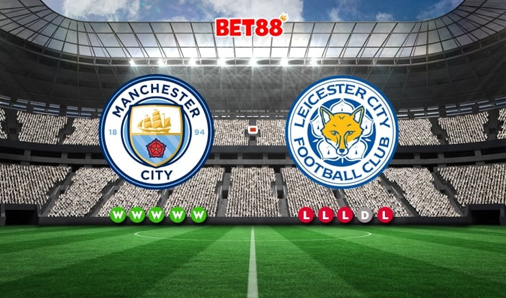 Soi kèo Man City vs Leicester City, 23h30 ngày 15/04/2023 – W88