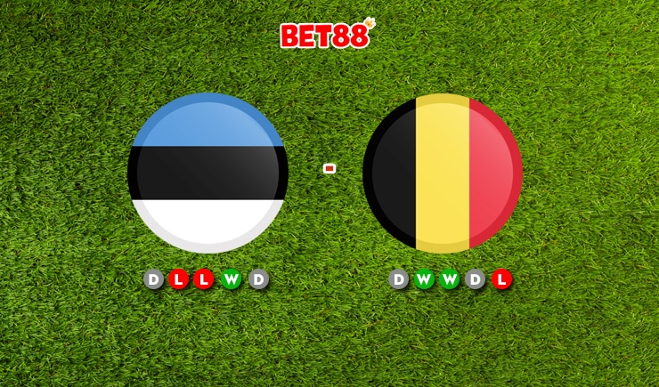 Soi kèo Estonia vs Bỉ, 01h45 ngày 21/06/2023