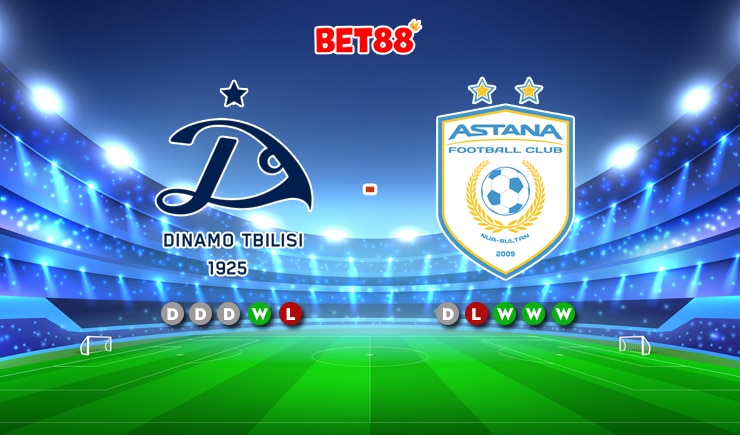 Soi kèo Dinamo Tbilisi vs FC Astana, 23h00 ngày 19/07/2023