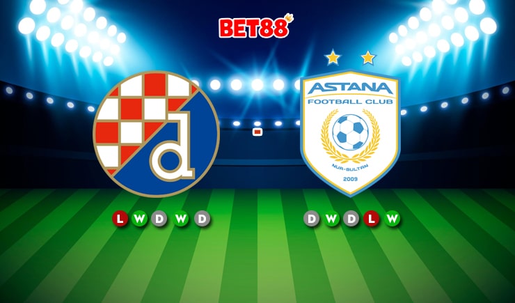 Soi kèo Dinamo Zagreb vs Astana, 01h00 ngày 26/07/2023