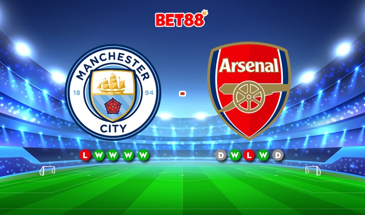 Soi kèo Manchester City vs Arsenal, 22h00 ngày 06/08/2023