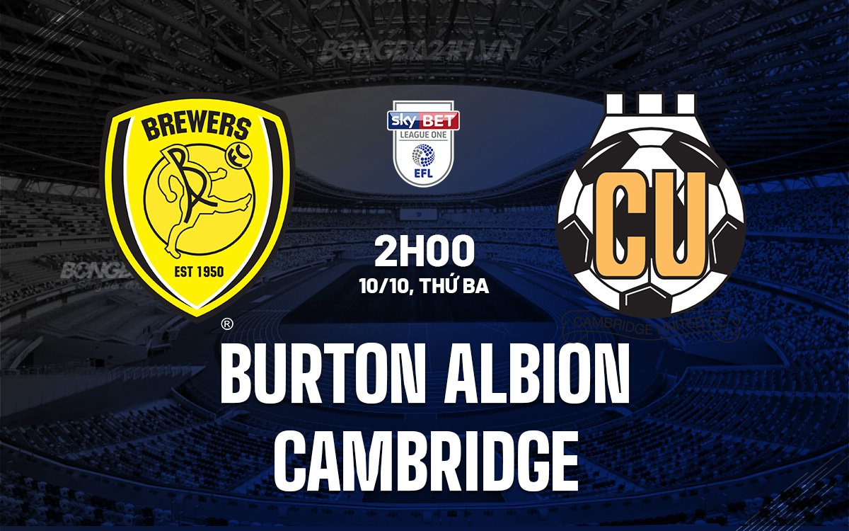Burton Albion vs Cambridge