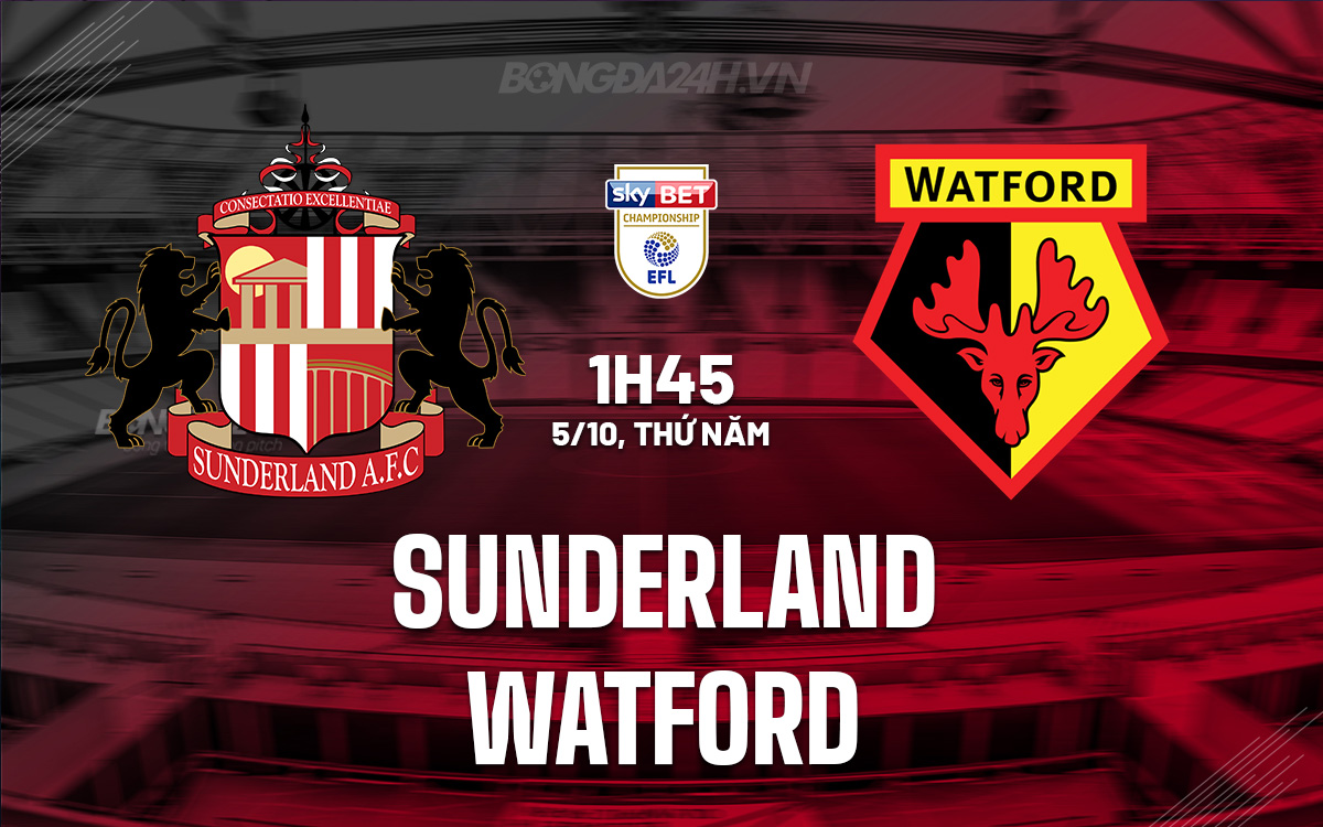 Sunderland vs Watford