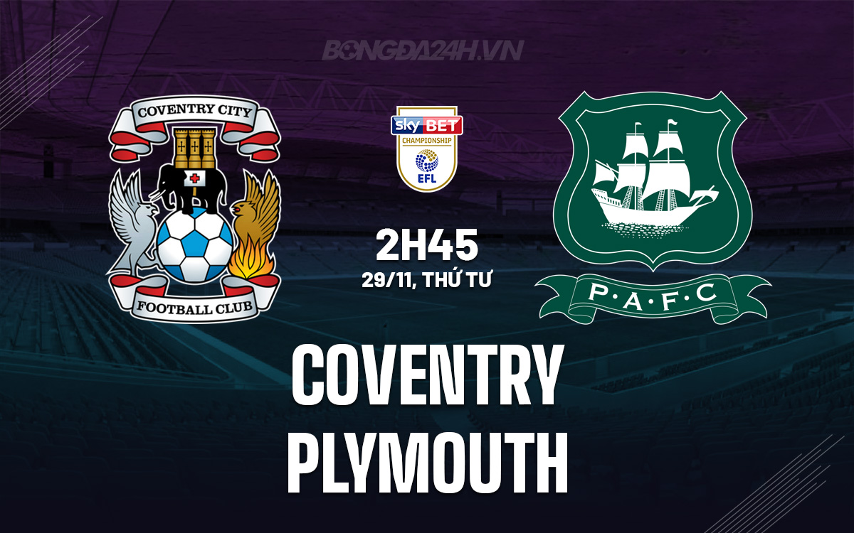 Coventry vs Plymouth