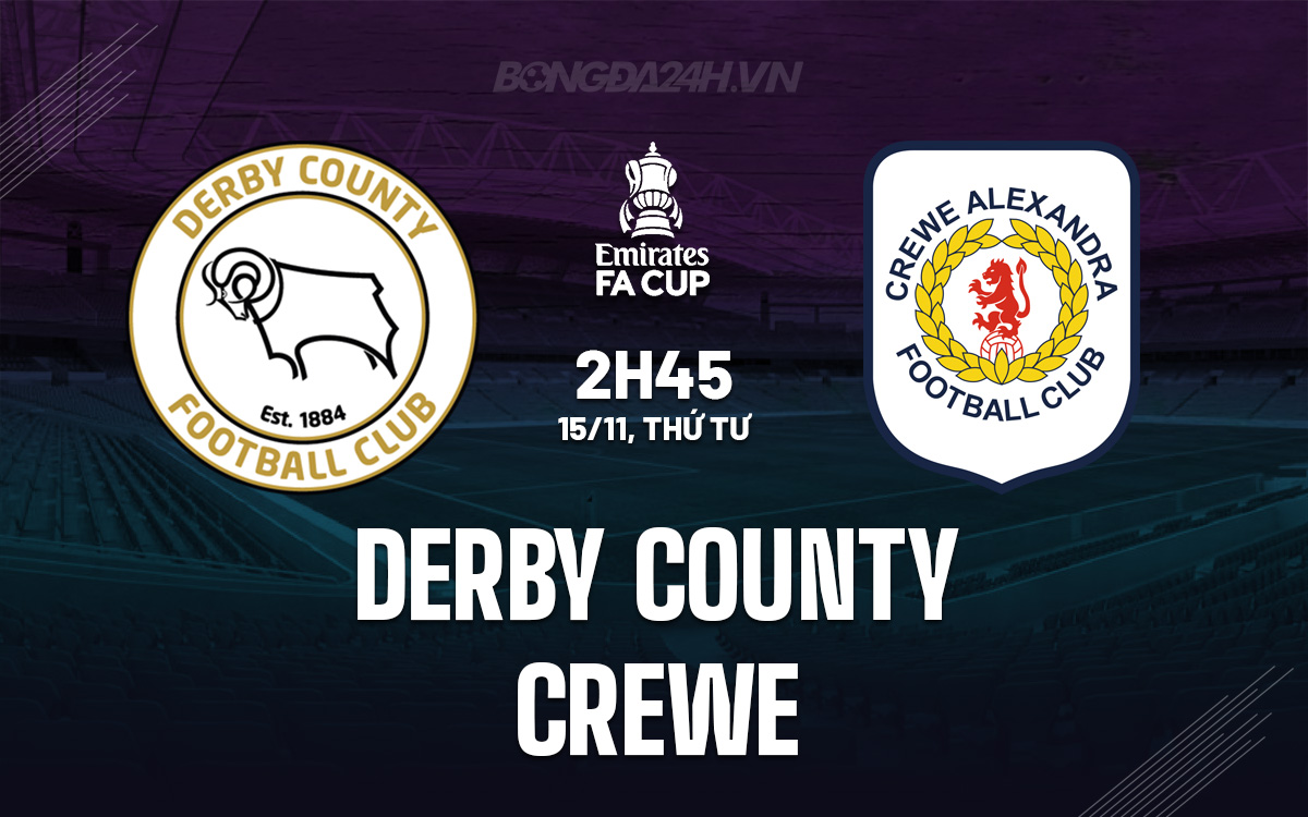 Derby County vs Crewe