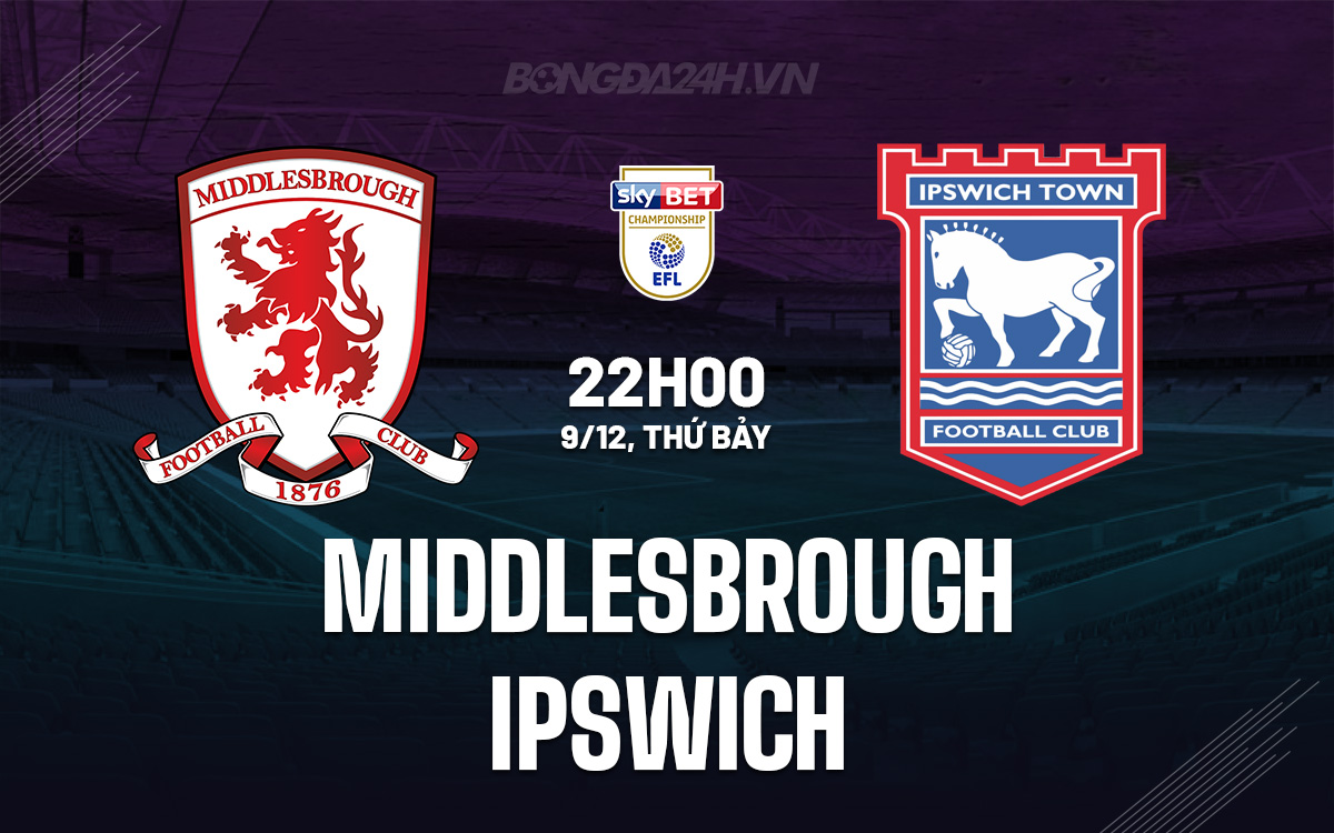 Middlesbrough vs Ipswich