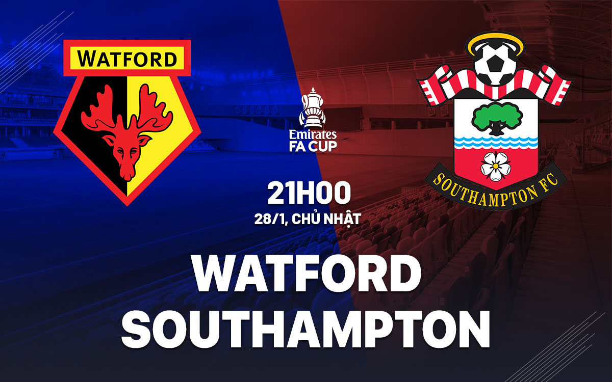 nhan dinh bong da du doan Watford vs Southampton cup fa anh hom nay nhan dinh bong da du doan Watford vs Southampton cup fa anh hom nay