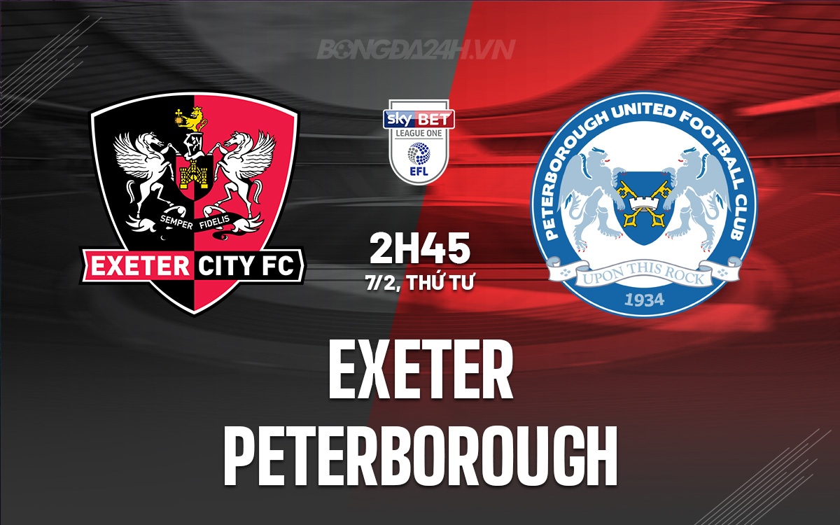 Exeter vs Peterborough Exeter vs Peterborough