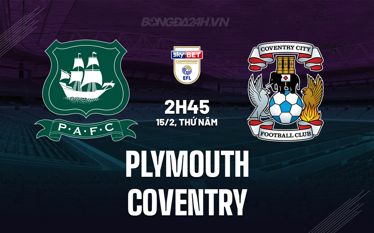 Plymouth vs Coventry Plymouth vs Coventry