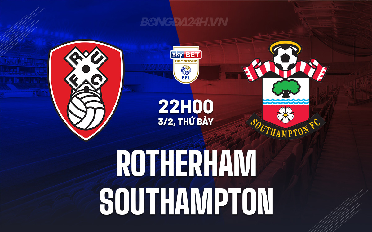 Rotherham vs Southampton Rotherham vs Southampton