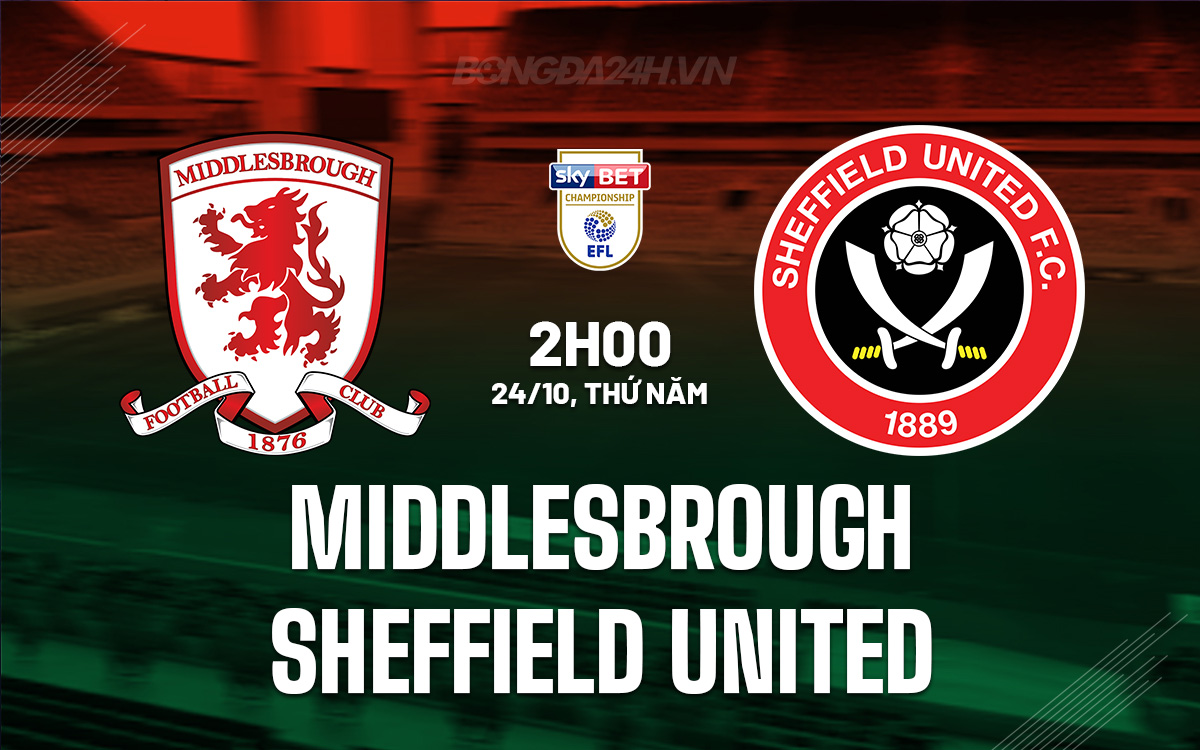 Middlesbrough vs Sheffield United Middlesbrough vs Sheffield United