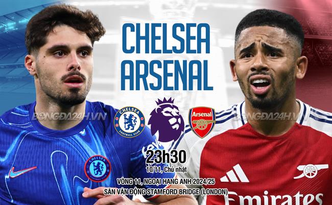 Nhận định Chelsea vs Arsenal (23h30 ngày 10/11): Căng như dây đàn