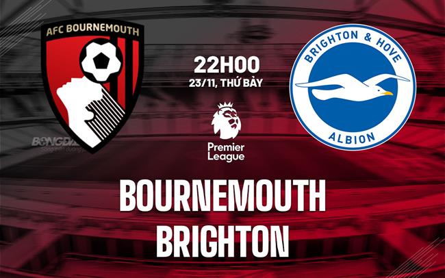 Nhận định Bournemouth vs Brighton (22h00, 23/11): Lợi thế sân nhà
