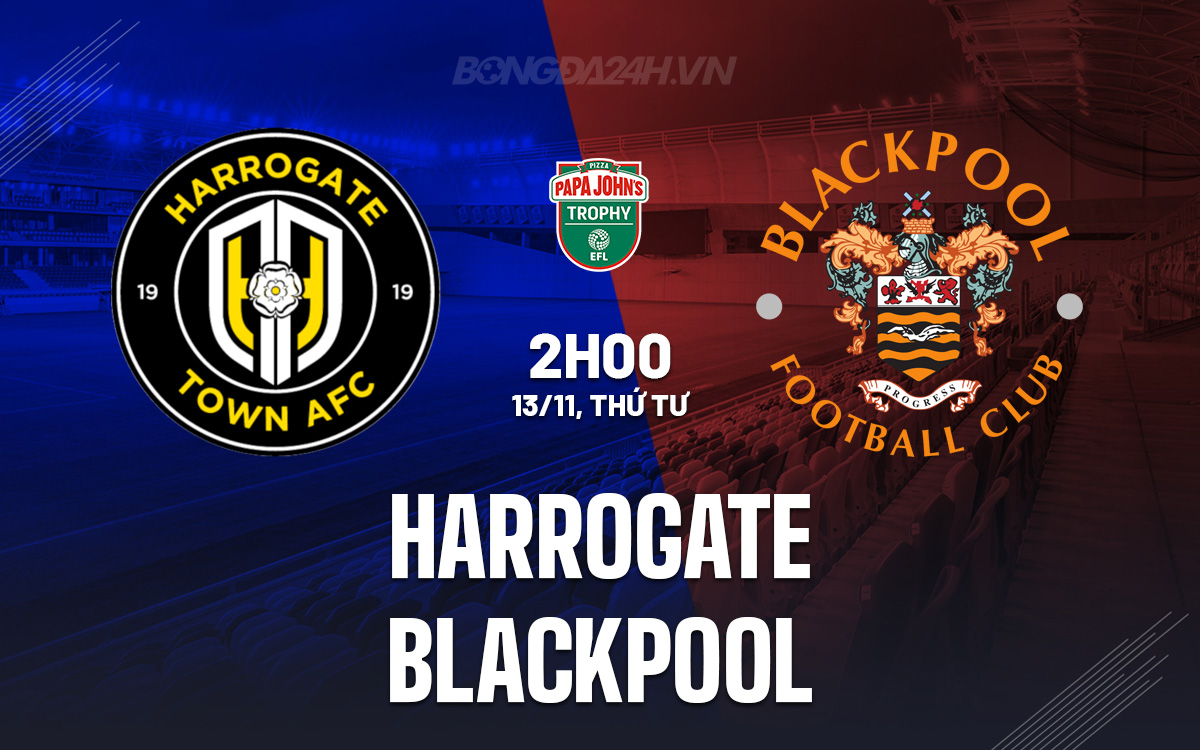 Harrogate vs Blackpool Harrogate vs Blackpool