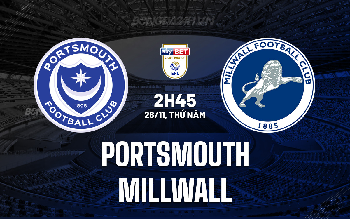 Portsmouth vs Millwall Portsmouth vs Millwall