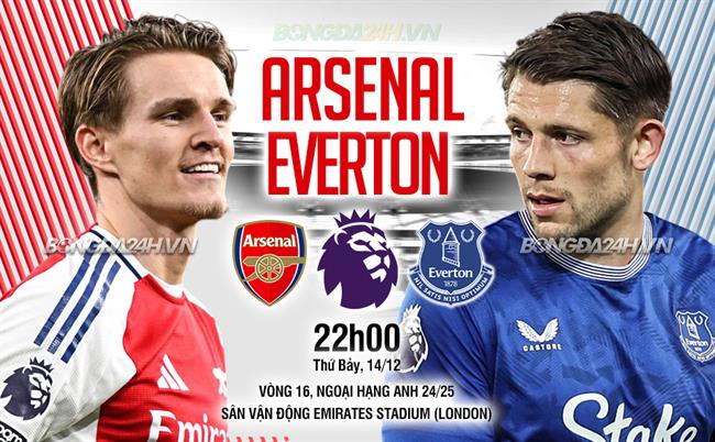 Nhận định Arsenal vs Everton (22h00 ngày 14/12): Khó có bất ngờ