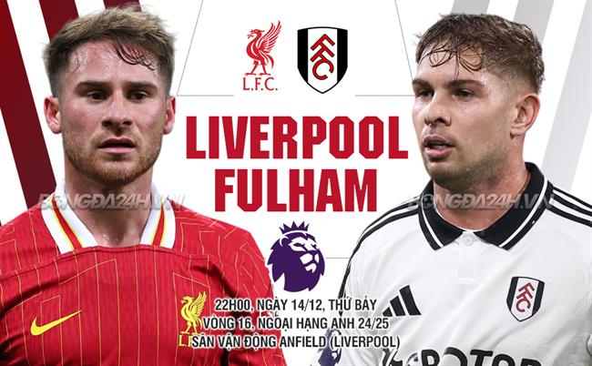 Nhận định Liverpool vs Fulham (22h ngày 14/12): Củng cố ngôi đầu