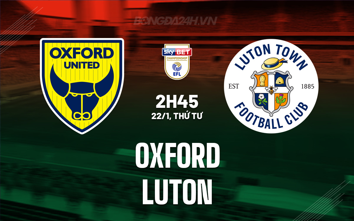 Oxford vs Luton Oxford vs Luton