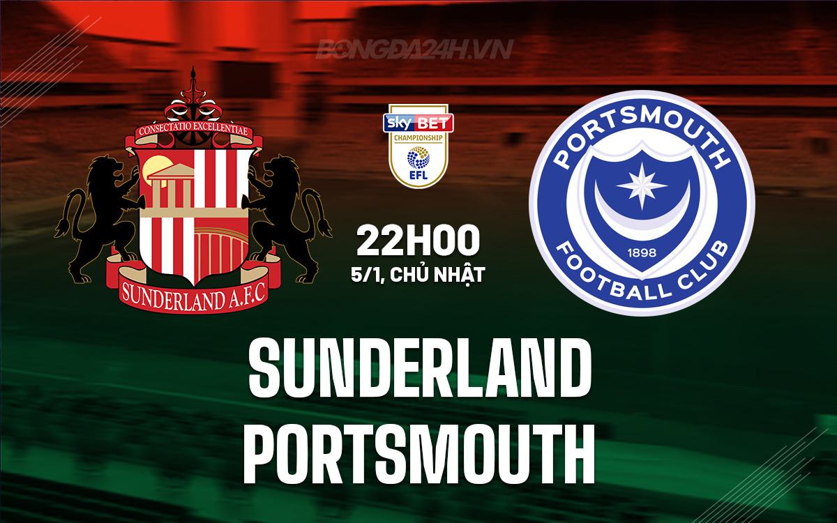 Sunderland vs Portsmouth Sunderland vs Portsmouth