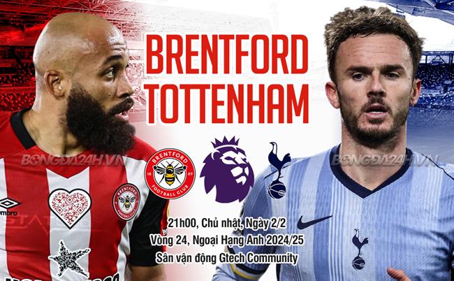 Nhận định Brentford vs Tottenham (21h00 ngày 2/2)