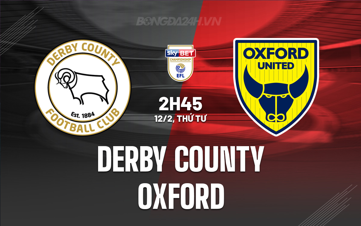 Derby County vs Oxford Derby County vs Oxford