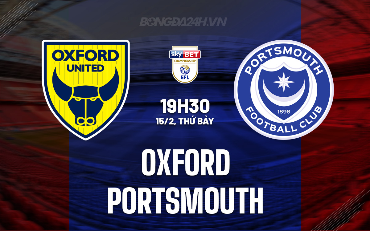 Oxford United vs Portsmouth Oxford United vs Portsmouth