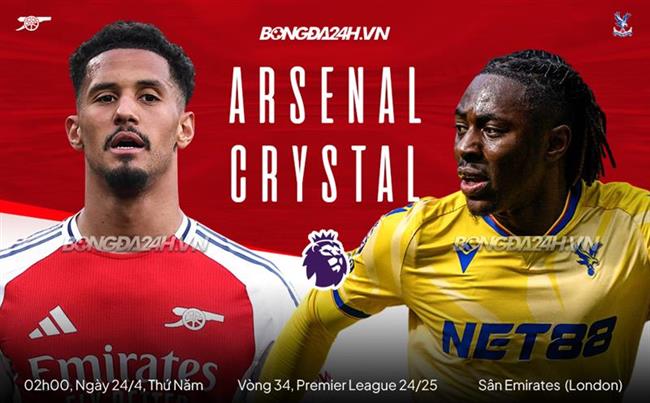Nhận định Arsenal vs Crystal Palace (2h00 ngày 24/4)