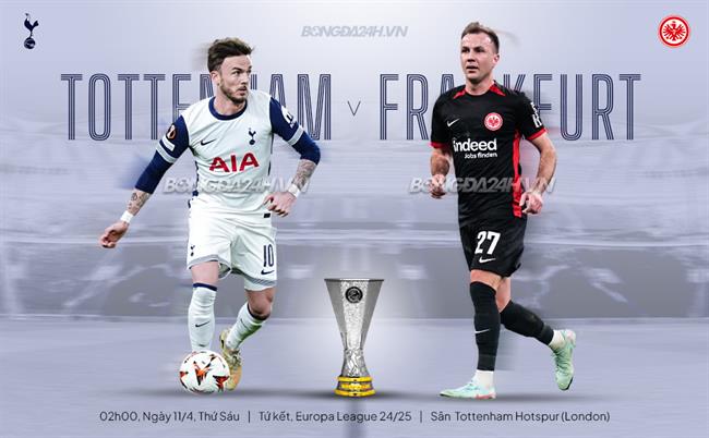 Nhận định Tottenham vs Frankfurt (2h00 ngày 11/4)