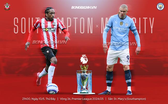 Nhận định Southampton vs Man City (21h00 ngày 10/5)